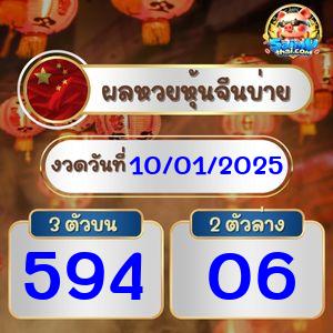 ผลจีนรอบบ่าย